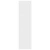vidaXL Book Cabinet/Room Divider White 155x24x160 cm Engineered Wood