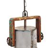 vidaXL Industrial Hanging Lamp 25 W Multicolour Round 40 cm E27