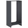 vidaXL Firewood Rack Anthracite 40x30x80 cm Cold-rolled steel