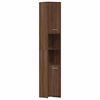vidaXL Bathroom Cabinet Brown Oak 30x30x183.5 cm Engineered Wood