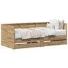vidaXL Daybed with Headboard Artisan Oak 90 x 190 cm Engineered Wood