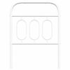 vidaXL Metal Replace Headboard White 75 cm