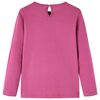 Kids' T-shirt with Long Sleeves Raspberry 128
