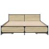 vidaXL Bed Frame with Drawers without Mattress Sonoma Oak 120x200 cm