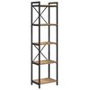 vidaXL Bookshelf Artisan Oak 40 x 30 x 155 cm Engineered Wood