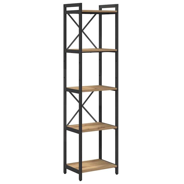 vidaXL Bookshelf Artisan Oak 40 x 30 x 155 cm Engineered Wood
