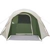 vidaXL Family Tent Cabin 6-Person Green Waterproof