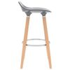 vidaXL Bar Stools 2 pcs Grey