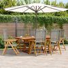 vidaXL Folding Garden Chairs 6 pcs 47x47x89 cm Solid Wood Teak
