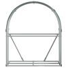 vidaXL Log Holder Green 120x45x140 cm Galvanised Steel