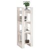 vidaXL Book Cabinet/Room Divider White 41x35x125 cm Solid Wood Pine
