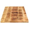 vidaXL Table Top 140x50x2.5 cm Rectangular Solid Wood Rough Mango