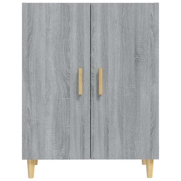 vidaXL Sideboard Grey Sonoma 70x34x90 cm Engineered Wood