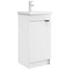vidaXL Bathroom Vanity with Sink White 42 x 40 x 84.5 cm