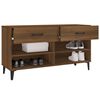 vidaXL Shoe Cabinet Brown Oak 102x35x55 cm Engineered Wood