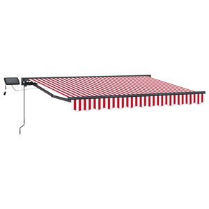 vidaXL Manual Awning Frame with LEDs 2.5 x 2 m