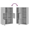 vidaXL Storage Cabinet Grey Sonoma 60x29.5x90 cm