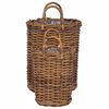 vidaXL Planter Basket with Storage 2 pcs Brown