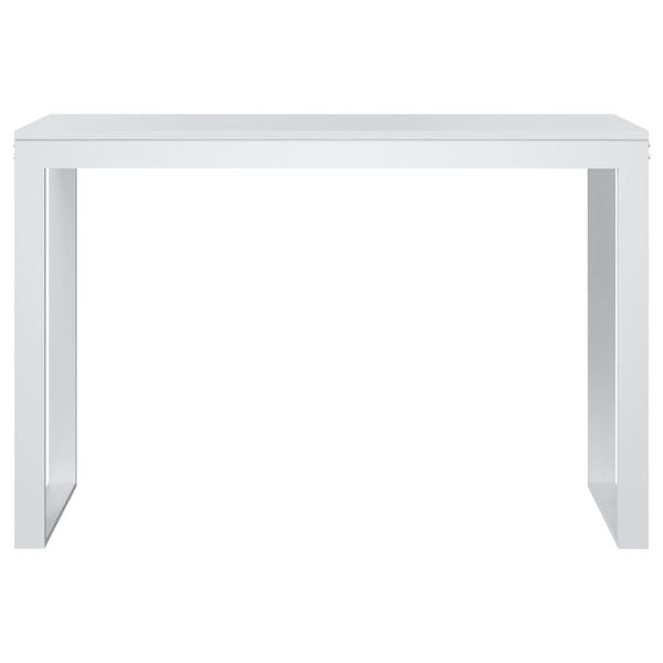vidaXL Computer Desk White 110x60x73 cm Engineered Wood