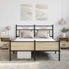 vidaXL Bed Frame without Mattress Sonoma Oak 137x190 cm Engineered Wood