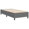 vidaXL Platform Bed Frame Light Grey 80 x 200 cm Fabric