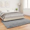 vidaXL Faux Sheepskin Rug Tafalla Grey 140 x 200 cm Polyester