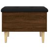 vidaXL Storage Bench Brown Oak 62x42x46 cm Engineered Wood