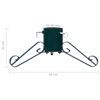 vidaXL Christmas Tree Stand Green 58x58x21 cm