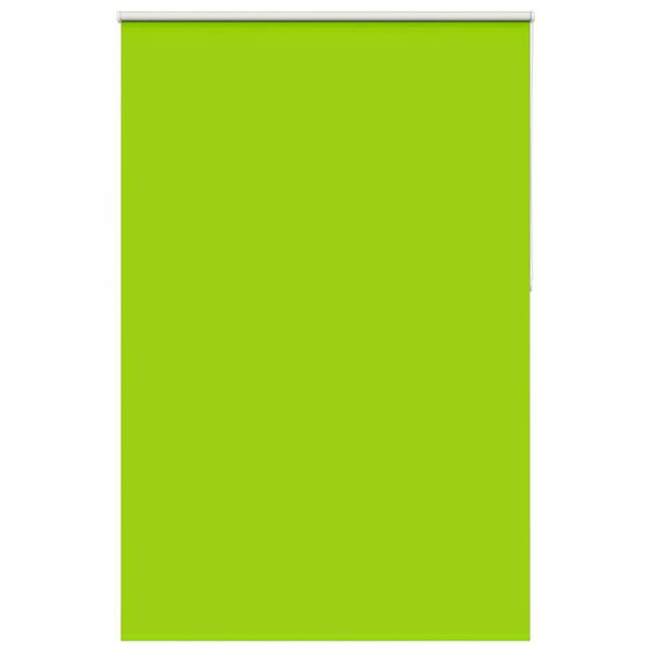 vidaXL Roller Blind Blackout Leaves Green 155x230 cm Fabric Width 151.6 cm Polyester