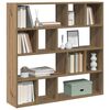 vidaXL Book Cabinet/Room Divider Artisan Oak 105x24x102 cm