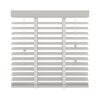 Decosol Horizontal Blinds Wood 50 mm 140x180 cm White