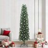vidaXL Artificial Christmas Tree with 300 LEDs with Stand Green 240 cm