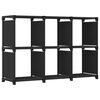 vidaXL Display Shelf | Black | Steel, polyester fabric | Medium | Display Shelf