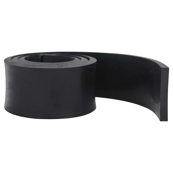 vidaXL Rubber Edge for Snow Plow Black 250x15x2 cm