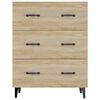 vidaXL Sideboard Sonoma Oak 69.5x34x90 cm Engineered Wood