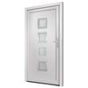 vidaXL Front Door White 88x200 cm PVC