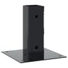 vidaXL Post Bases Square 12 pcs Anthracite 46x46 mm Powder-coated Steel