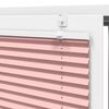 vidaXL Pleated Blind Pink 90x200 cm Fabric Width 89.4 cm Polyester
