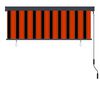 vidaXL Outdoor Roller Blind 160x250 cm Orange and Brown