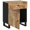 vidaXL Bedside Cabinet 50x33x60 cm Solid Wood Mango&Engineered Wood
