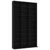 vidaXL CD Cabinet Black 102x23x177,5 cm Engineered Wood