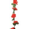 vidaXL Flower Garlands 6 pcs Spring Red 250 cm
