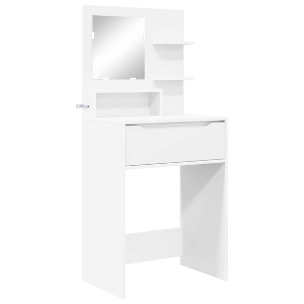 vidaXL Bedroom Dressing Tables with Drawer White 80 x 39.6 x 135 cm