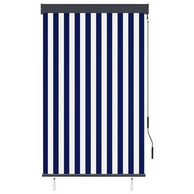 vidaXL Outdoor Roller Blind 100x250 cm Blue and White