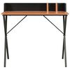 vidaXL Desk Black and Brown 80x50x84 cm
