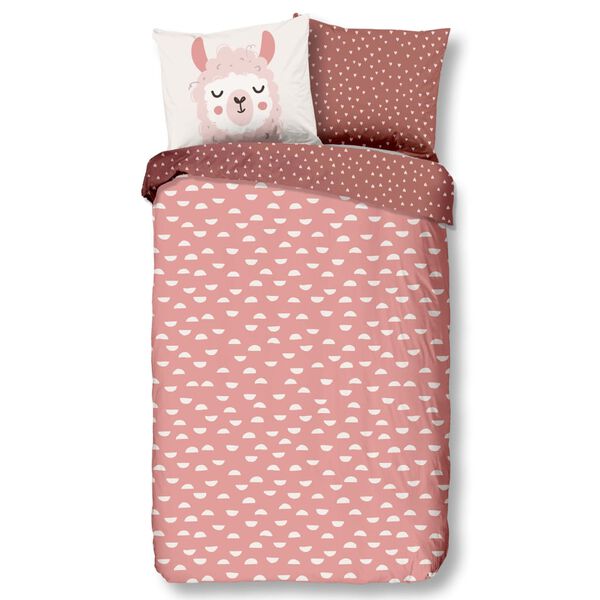 Good Morning Kids Duvet Cover LAMA 140x200/220 cm Pink