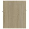 vidaXL Bathroom Furniture Set Sonoma Oak Engineered Wood