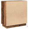 vidaXL LED Sideboard Old Wood 71 x 34.5 x 75 cm Engineered Wood