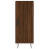 vidaXL Highboard Brown Oak 34.5x34x180 cm Engineered Wood