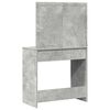 vidaXL Dressing Table Concrete grey 78.5 x 41 x 135 cm Engineered wood
